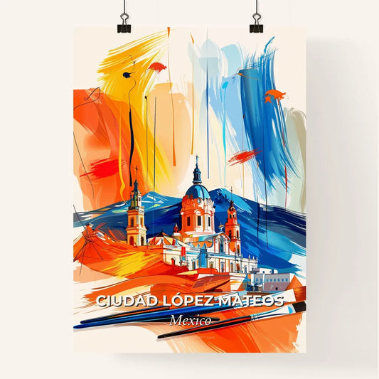 Vibrant Ciudad López Mateos, Mexico Poster