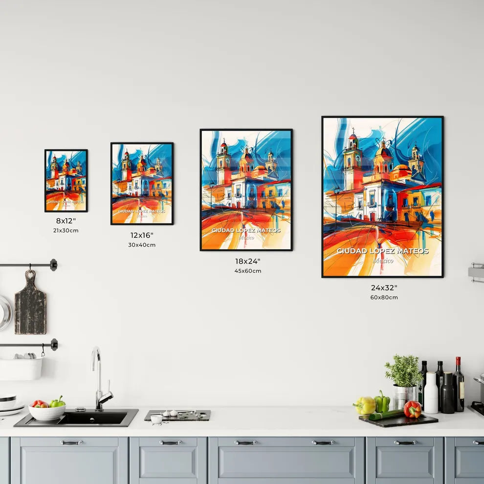 Vibrant Ciudad López Mateos, Mexico Kitchen Art