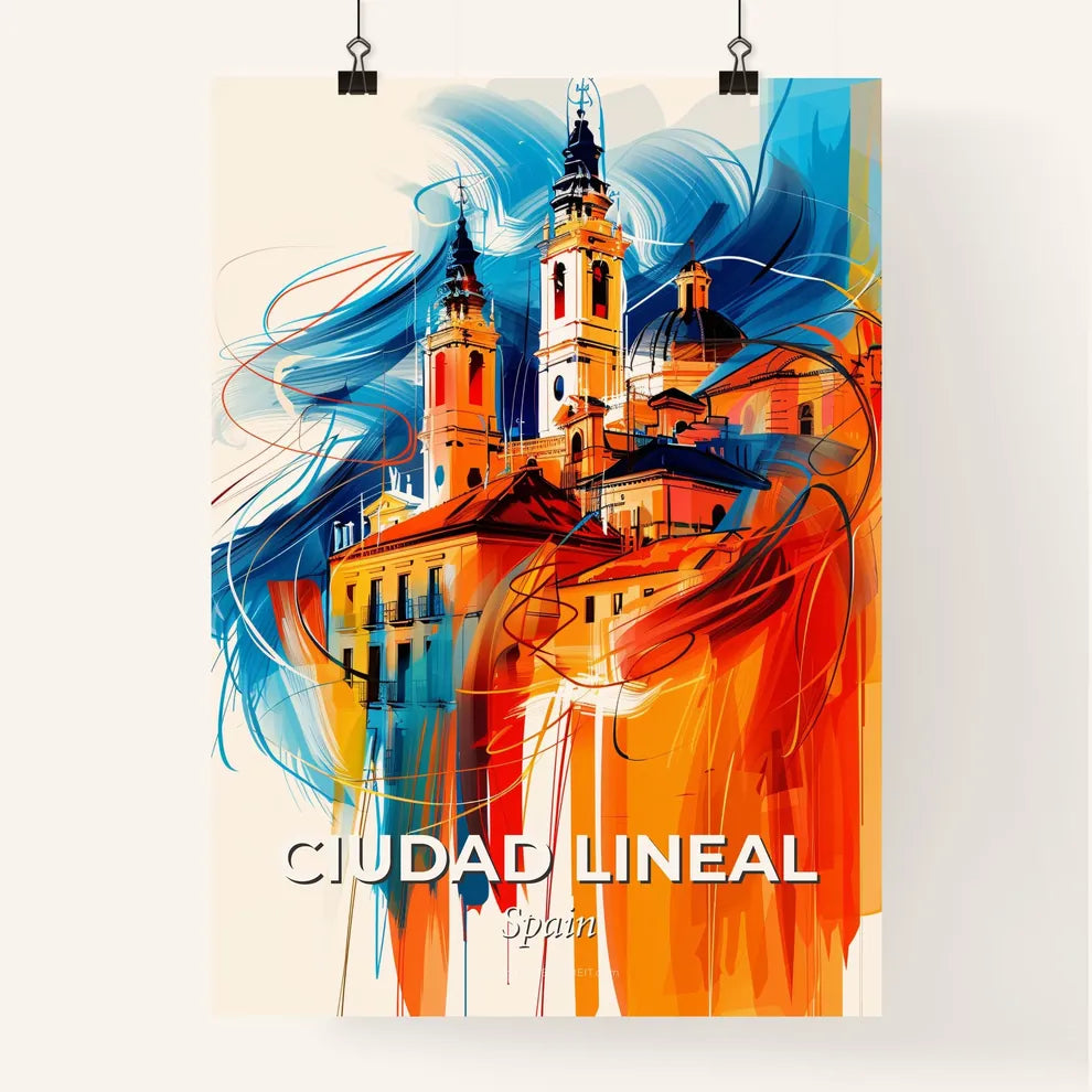 Vibrant Ciudad Lineal, Spain Poster