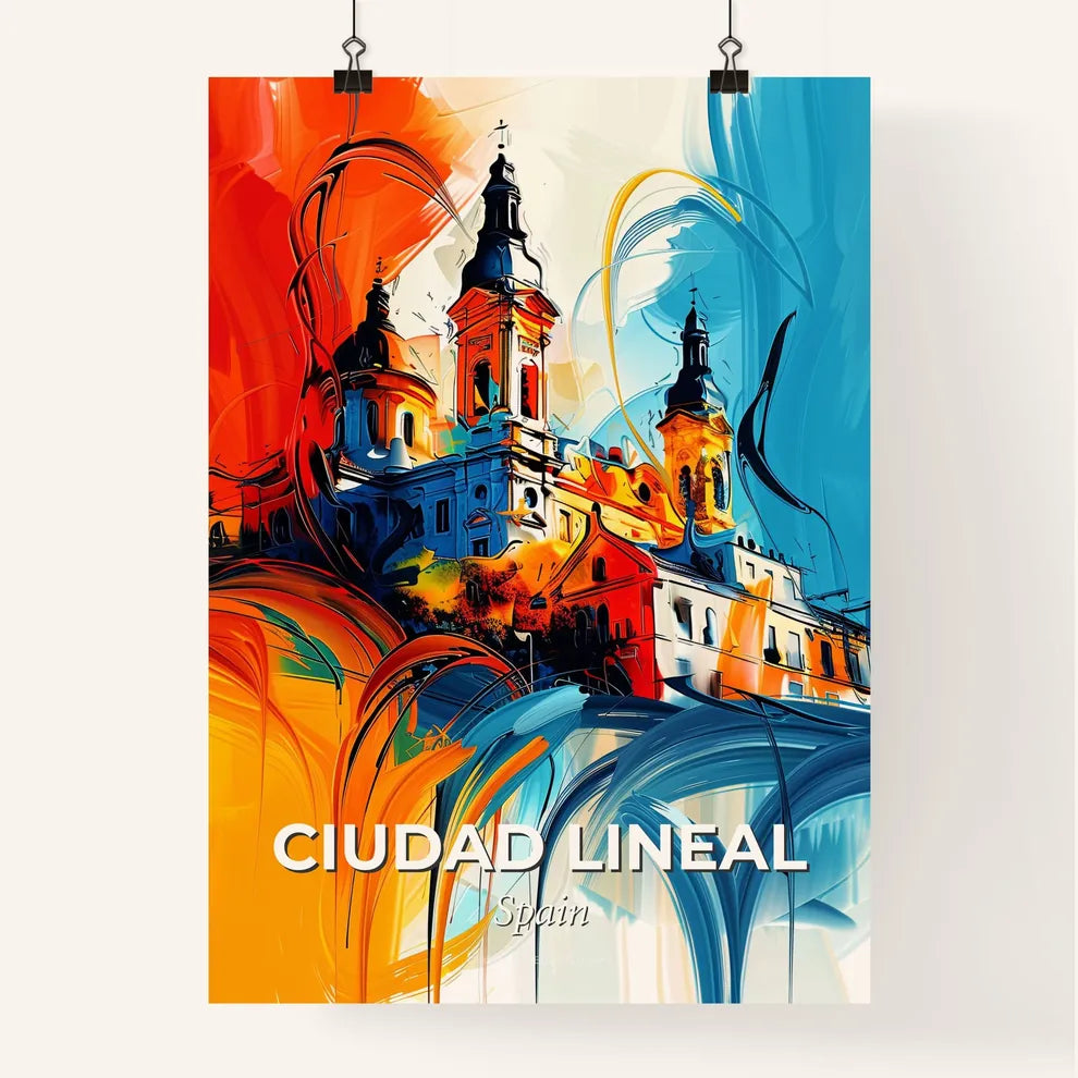 Vibrant Ciudad Lineal, Spain Poster