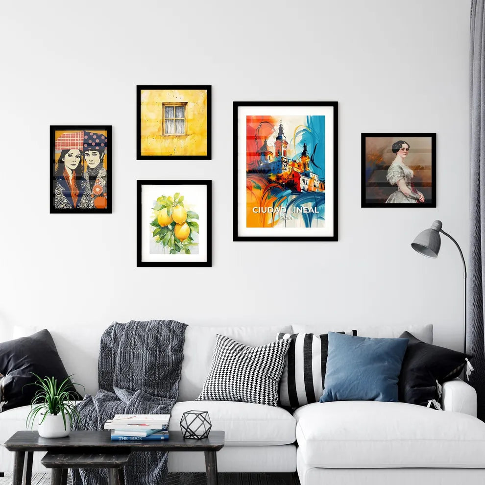 Vibrant Ciudad Lineal, Spain Wall Art Collection
