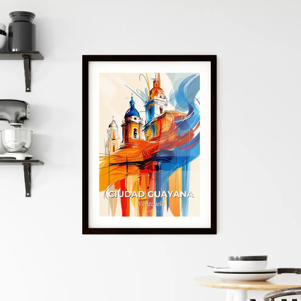 Vibrant Ciudad Guayana, Venezuela Framed Print