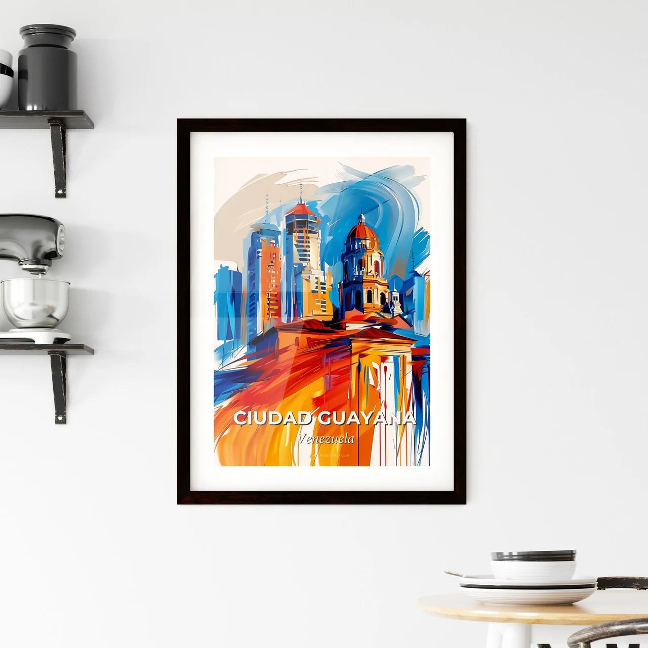 Vibrant Ciudad Guayana, Venezuela Framed Print
