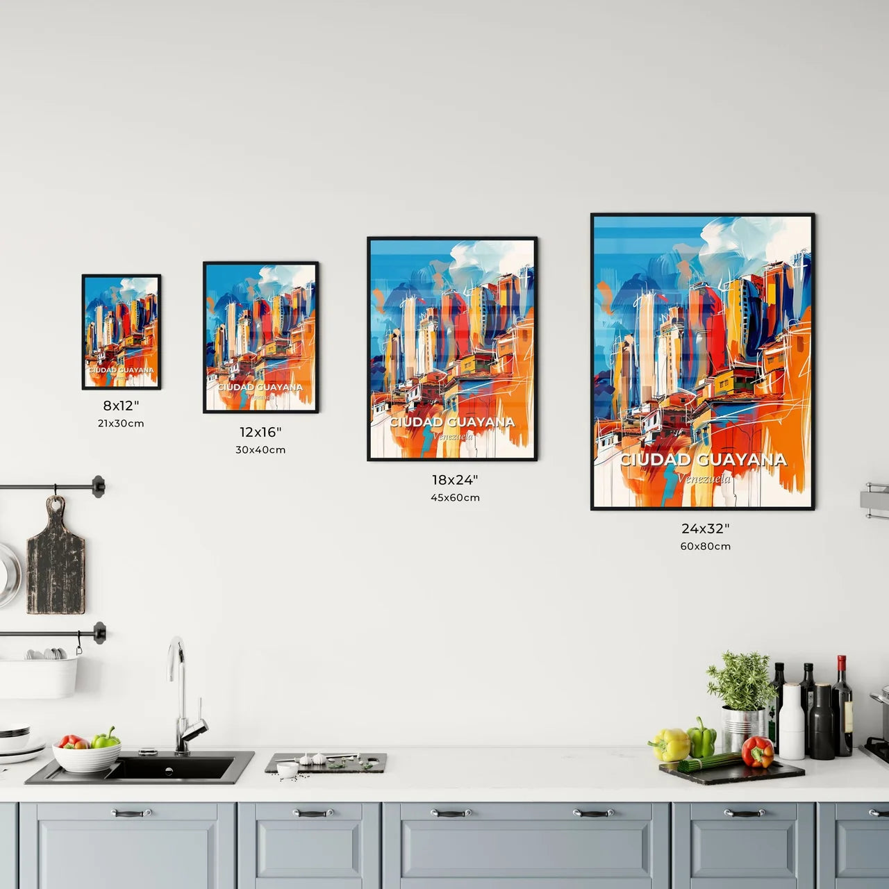 Vibrant Ciudad Guayana, Venezuela Kitchen Art