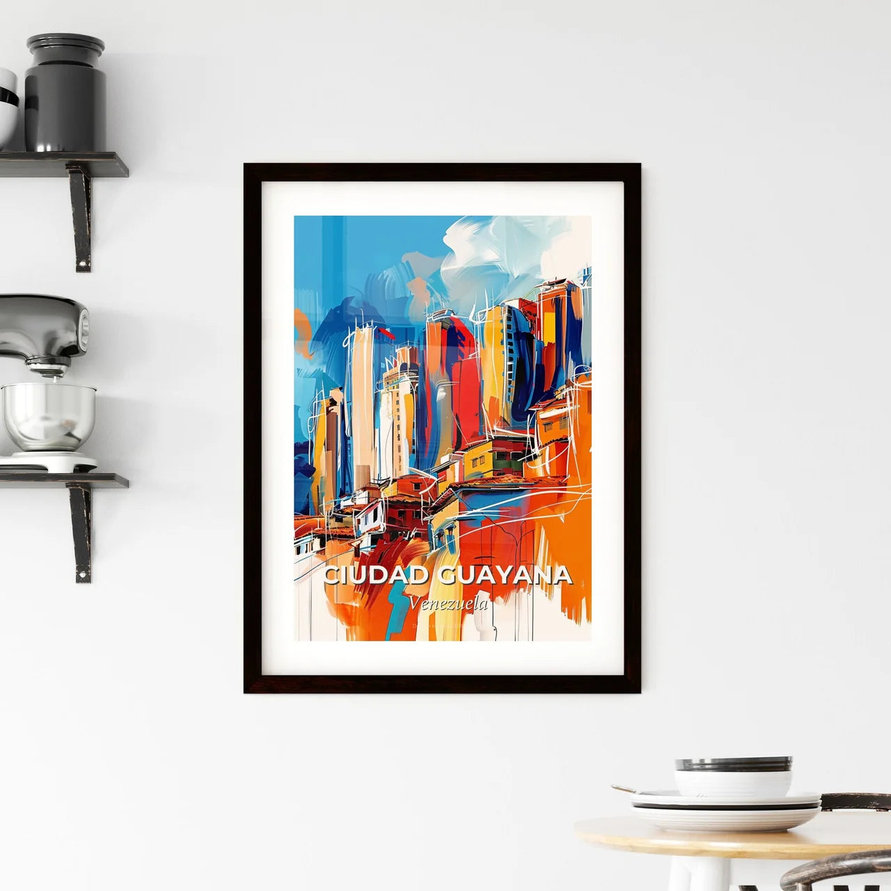 Vibrant Ciudad Guayana, Venezuela Framed Print