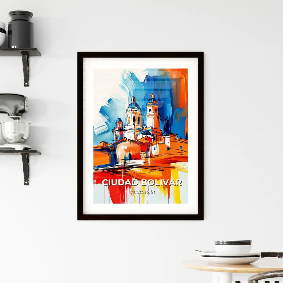 Vibrant Ciudad Bolivar, Venezuela Framed Print
