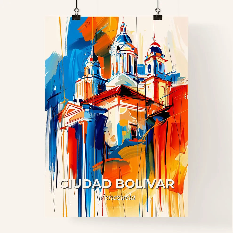 Vibrant Ciudad Bolivar, Venezuela Poster
