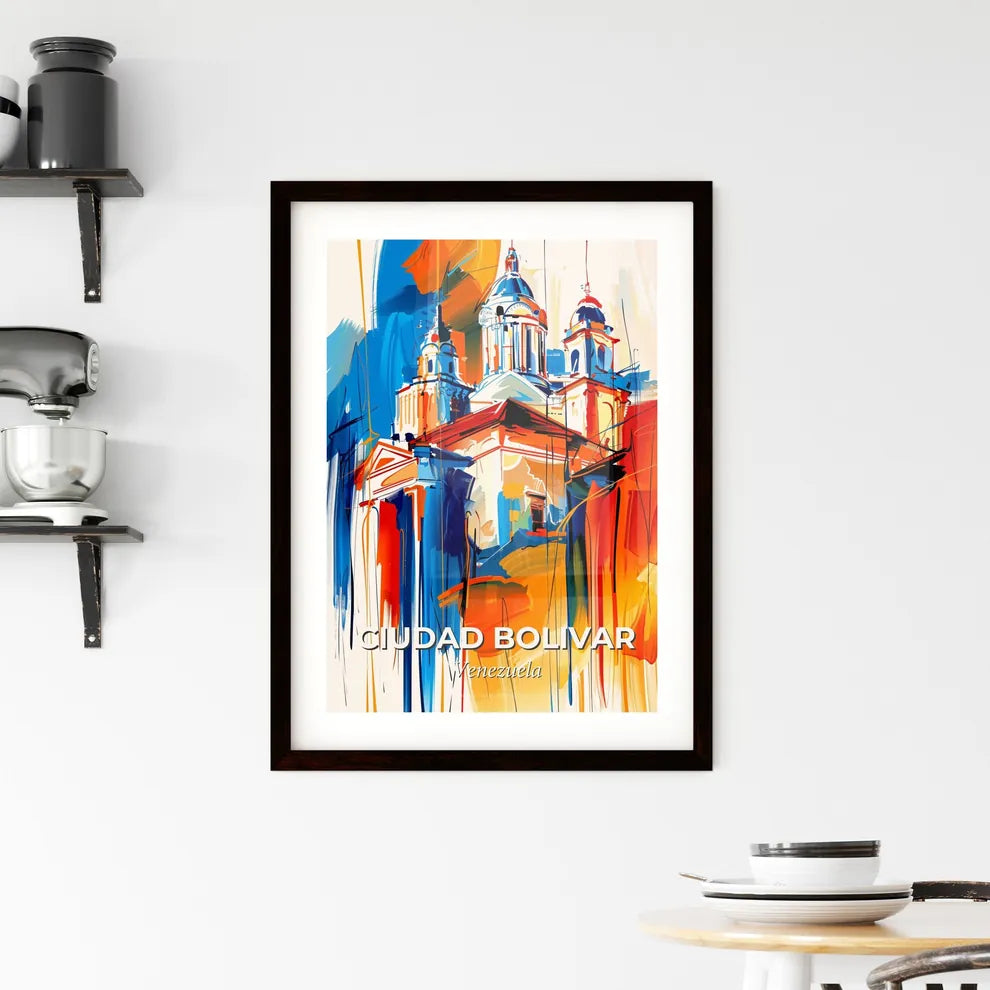 Vibrant Ciudad Bolivar, Venezuela Framed Print