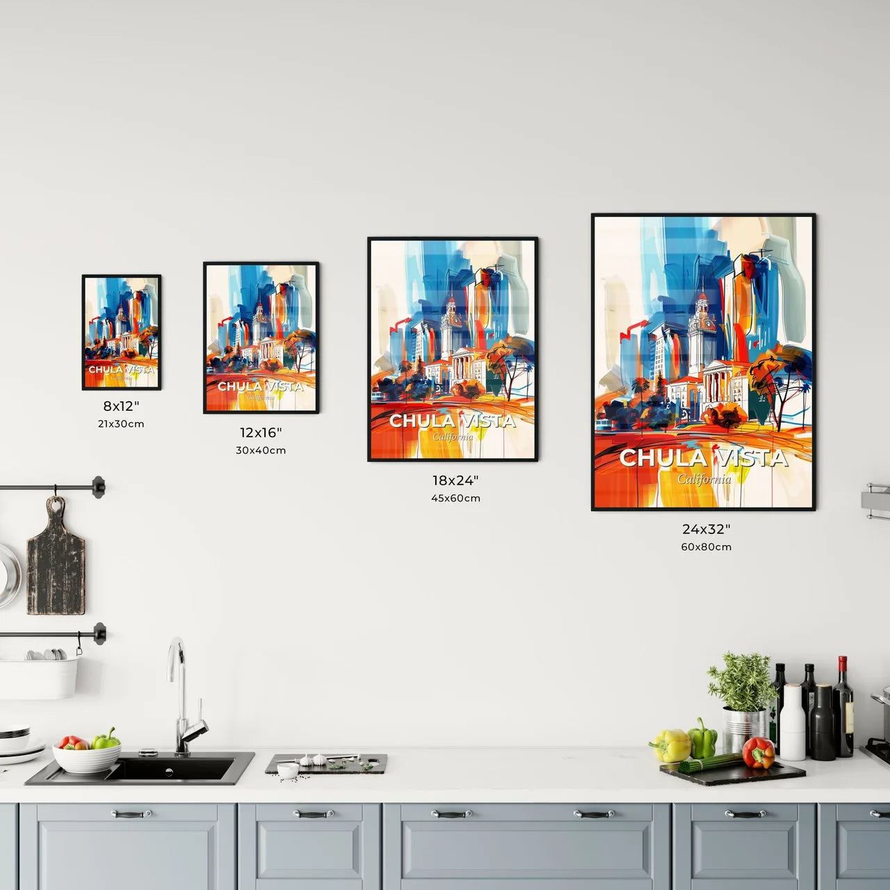 Vibrant Chula Vista, California Kitchen Art