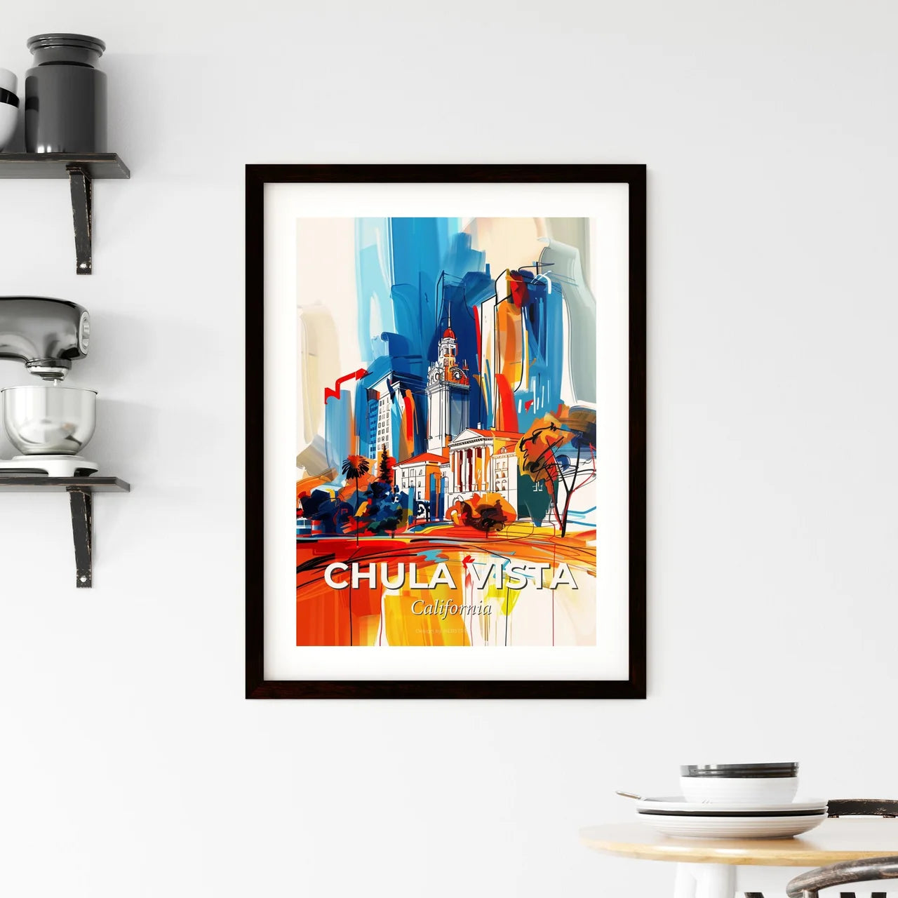 Vibrant Chula Vista, California Framed Print