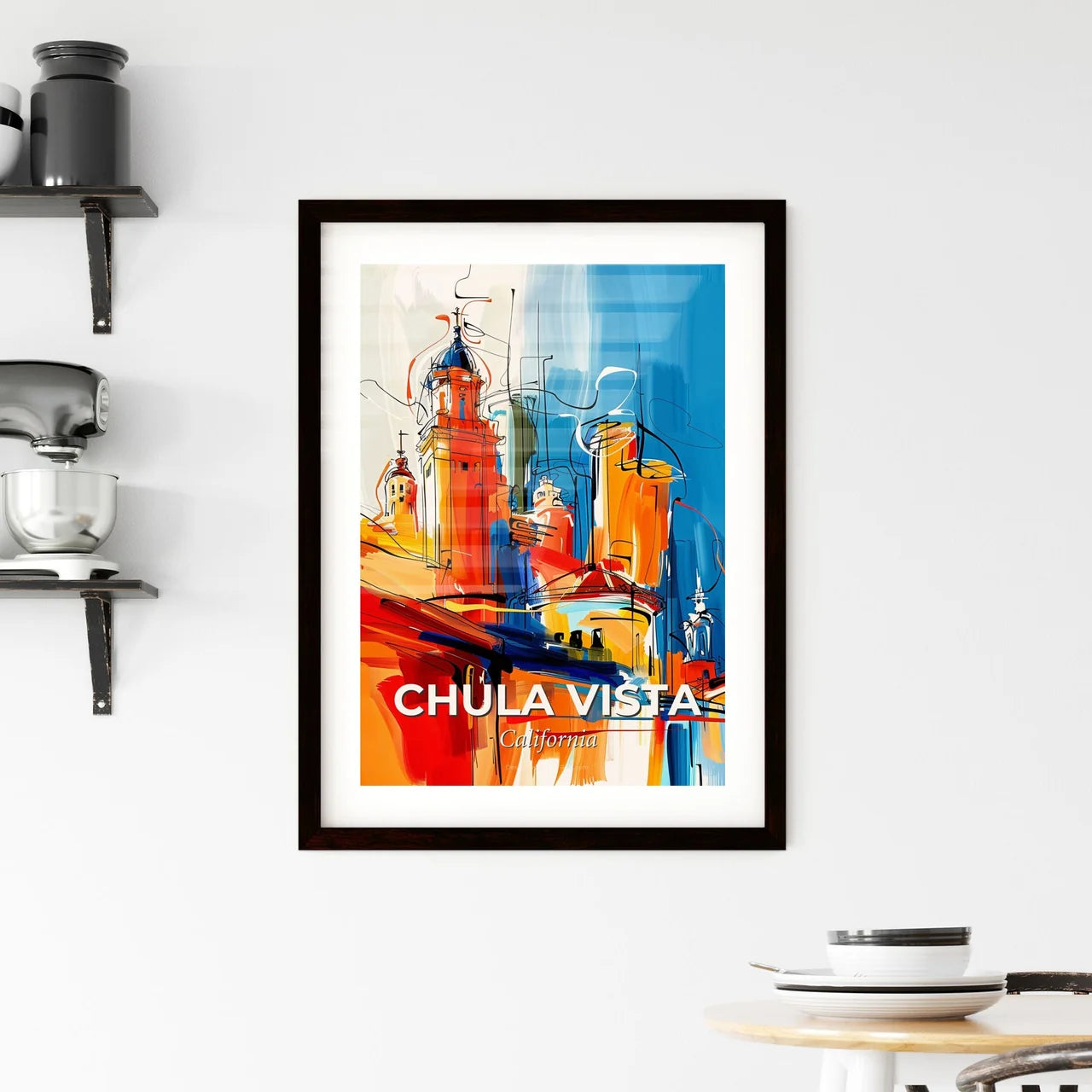 Vibrant Chula Vista, California Framed Print