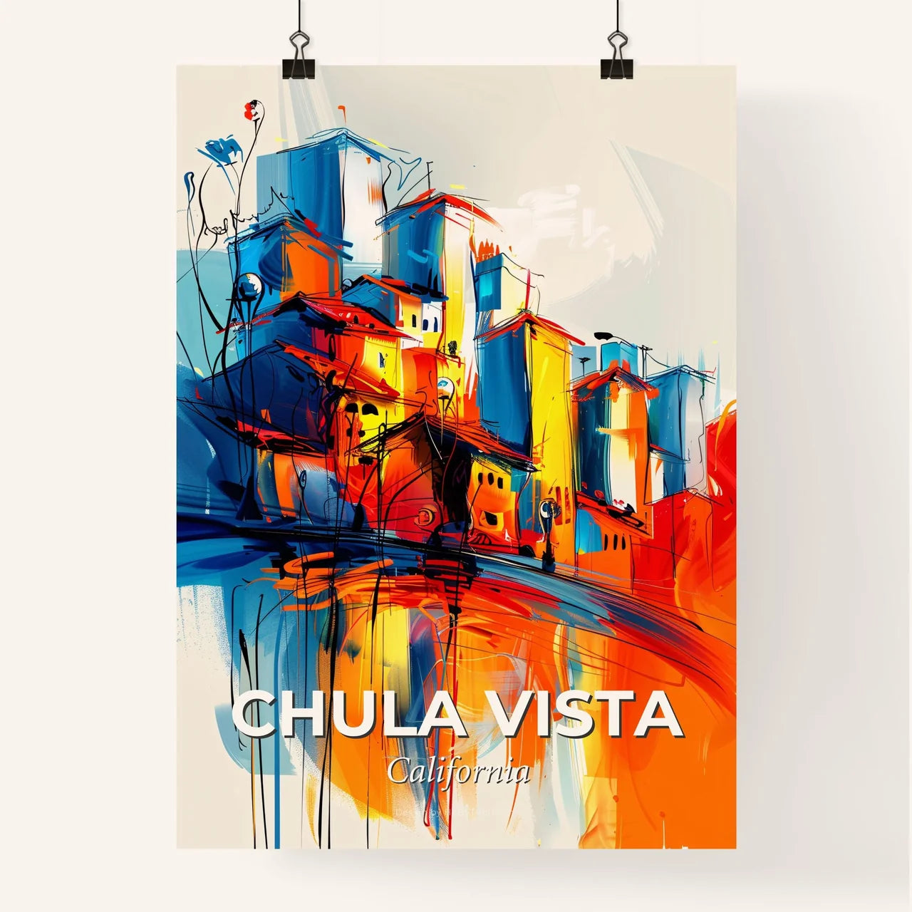 Vibrant Chula Vista, California Poster