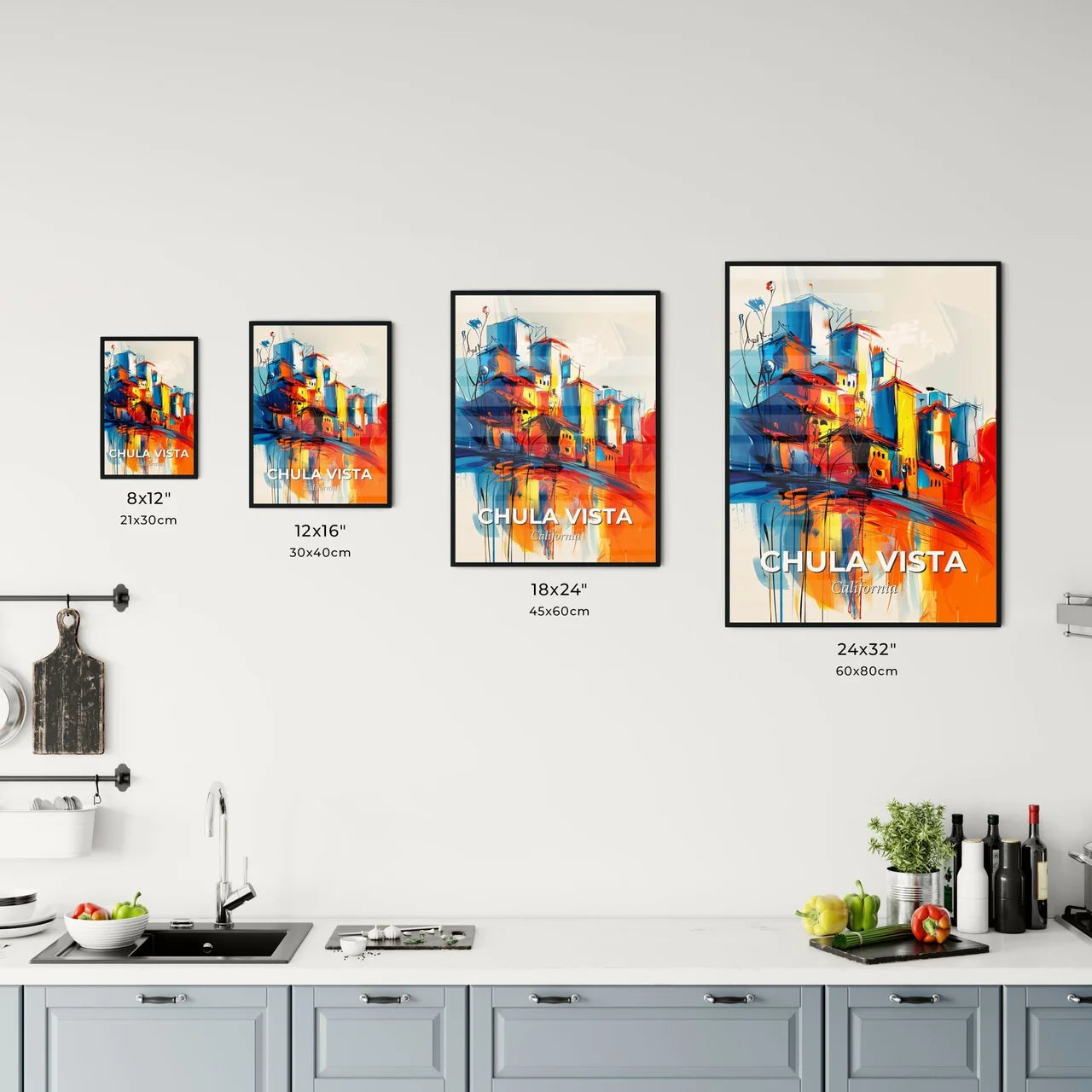 Vibrant Chula Vista, California Kitchen Art
