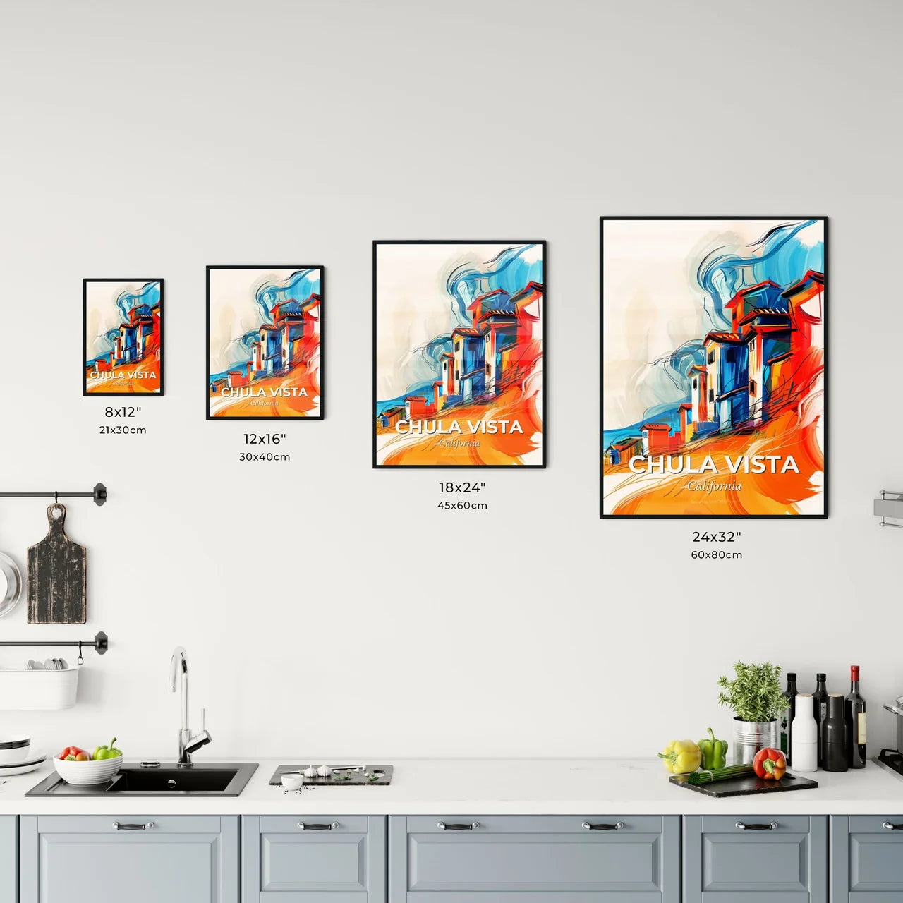 Vibrant Chula Vista, California Kitchen Art