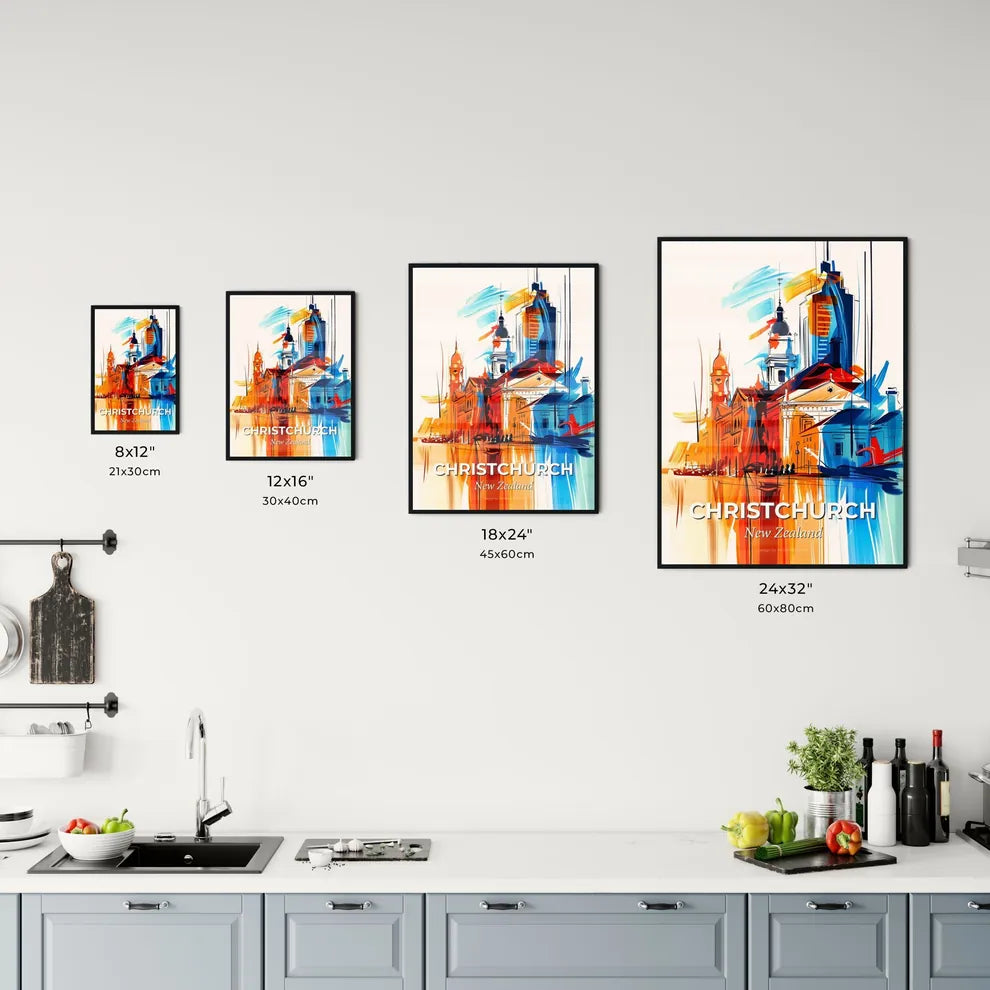 Vibrant Christchurch, New Zealand Kitchen Art