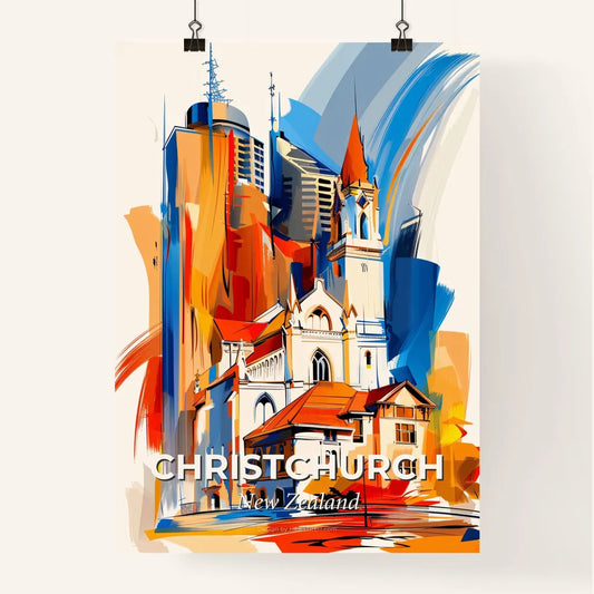 Vibrant Christchurch, New Zealand Poster