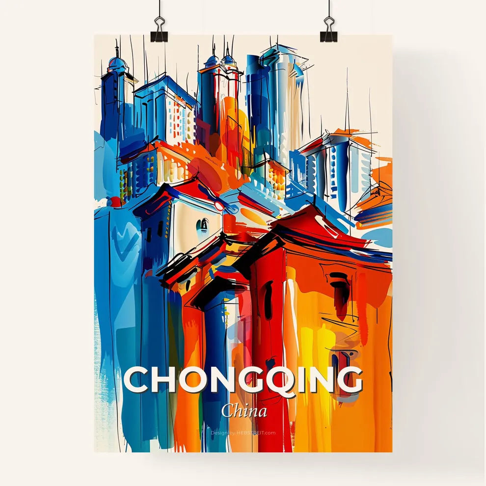 Vibrant Chongqing, China Poster