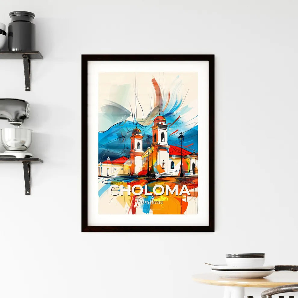 Vibrant Choloma, Honduras Framed Print