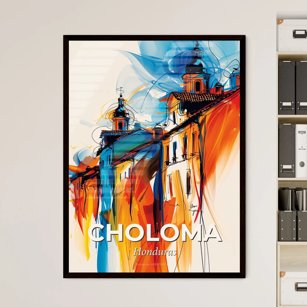 Vibrant Choloma, Honduras Art Print