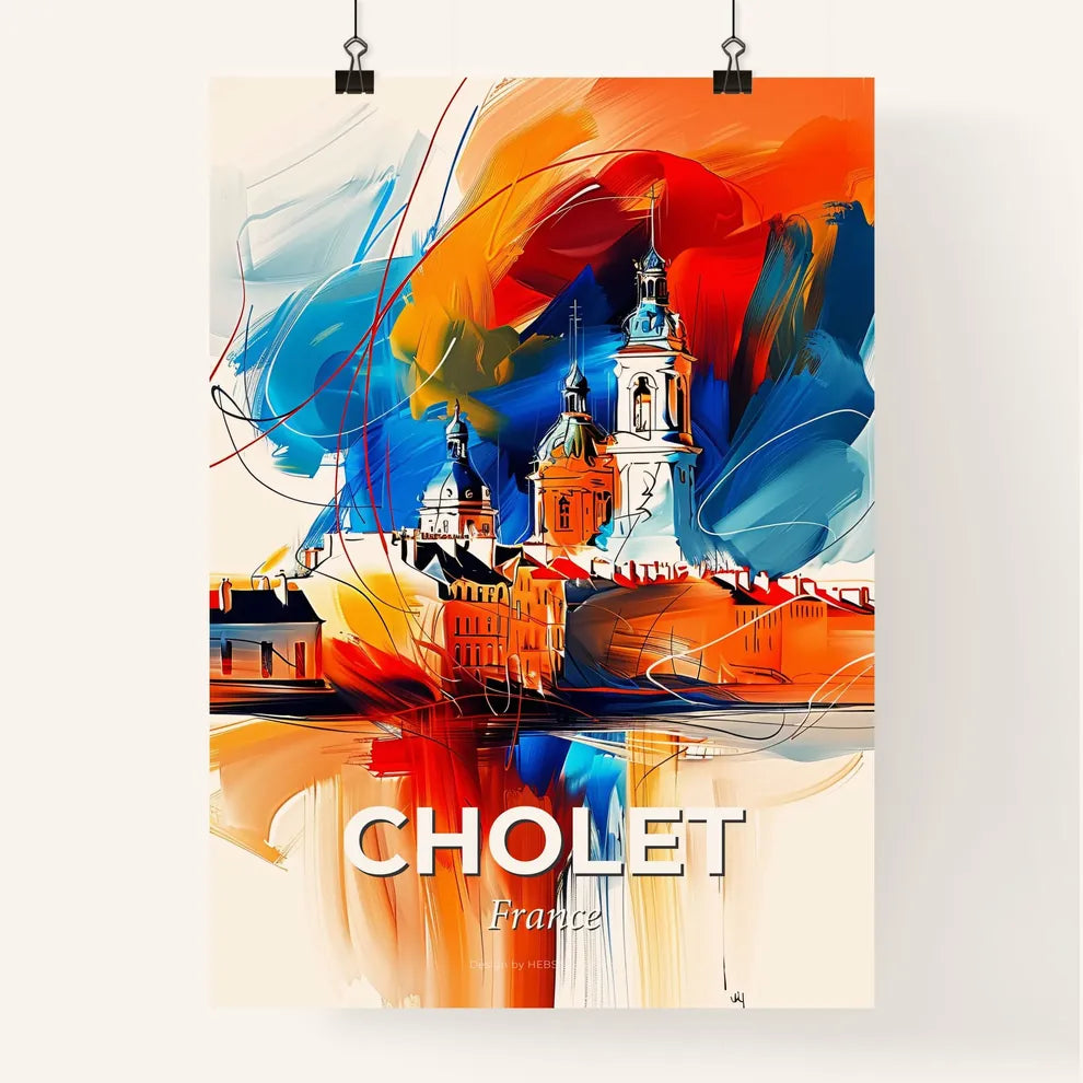 Vibrant Cholet, France Poster