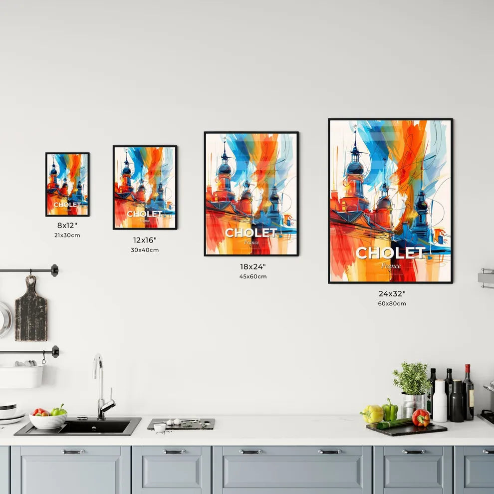 Vibrant Cholet, France Kitchen Art
