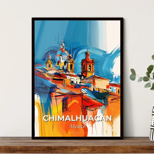Vibrant Chimalhuacán, Mexico Art Print