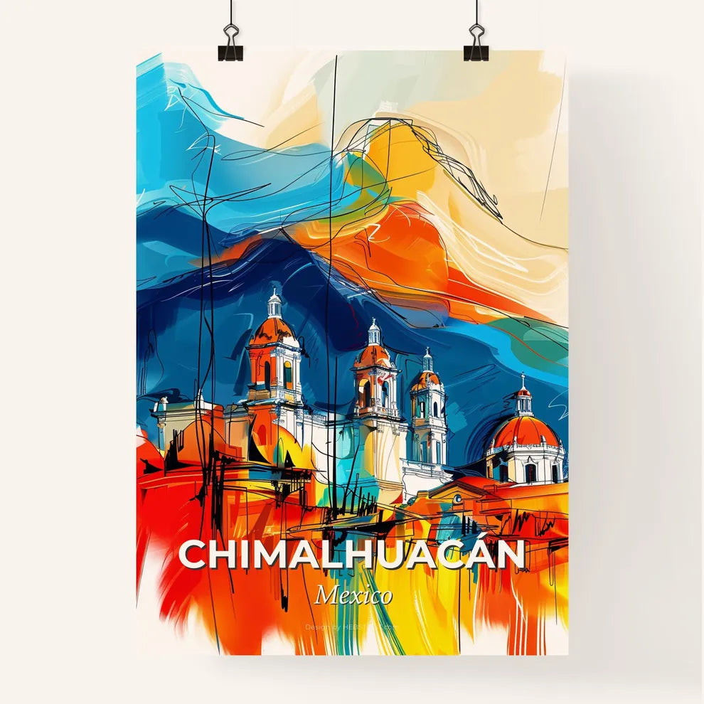 Vibrant Chimalhuacán, Mexico Poster