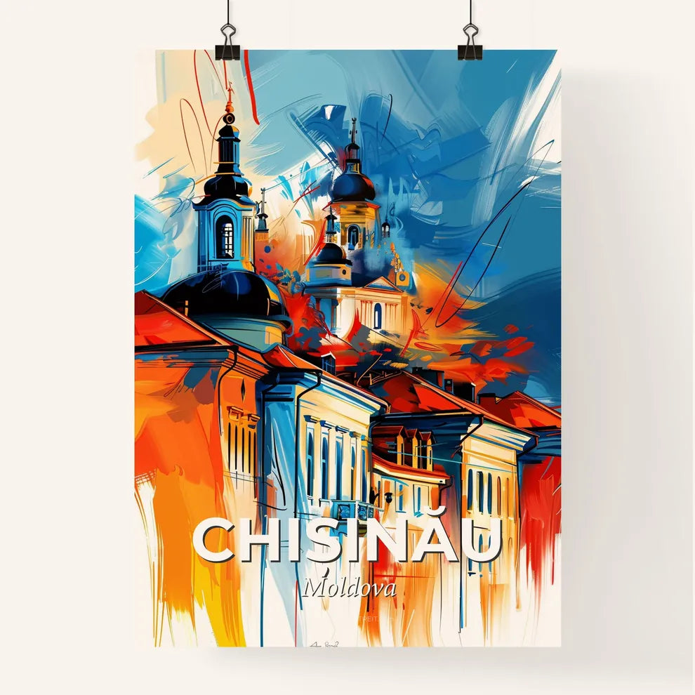 Vibrant Chișinău, Moldova Poster