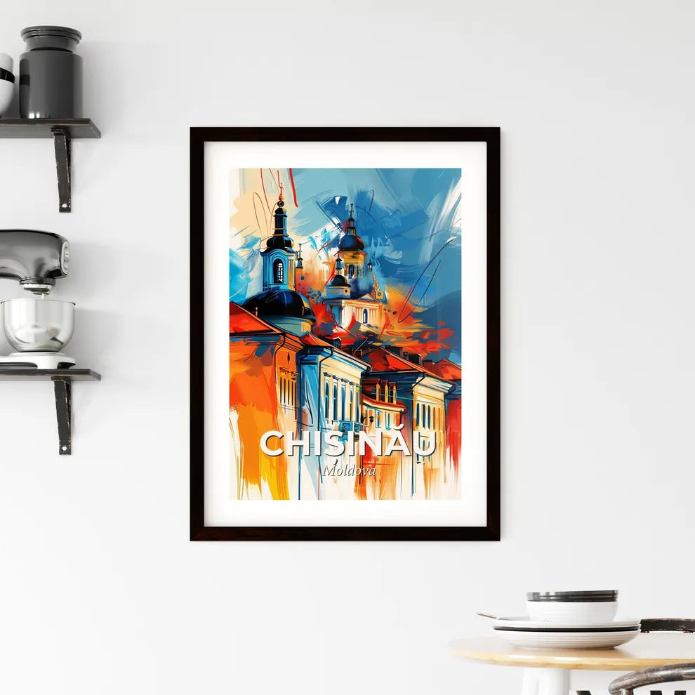 Vibrant Chișinău, Moldova Framed Print