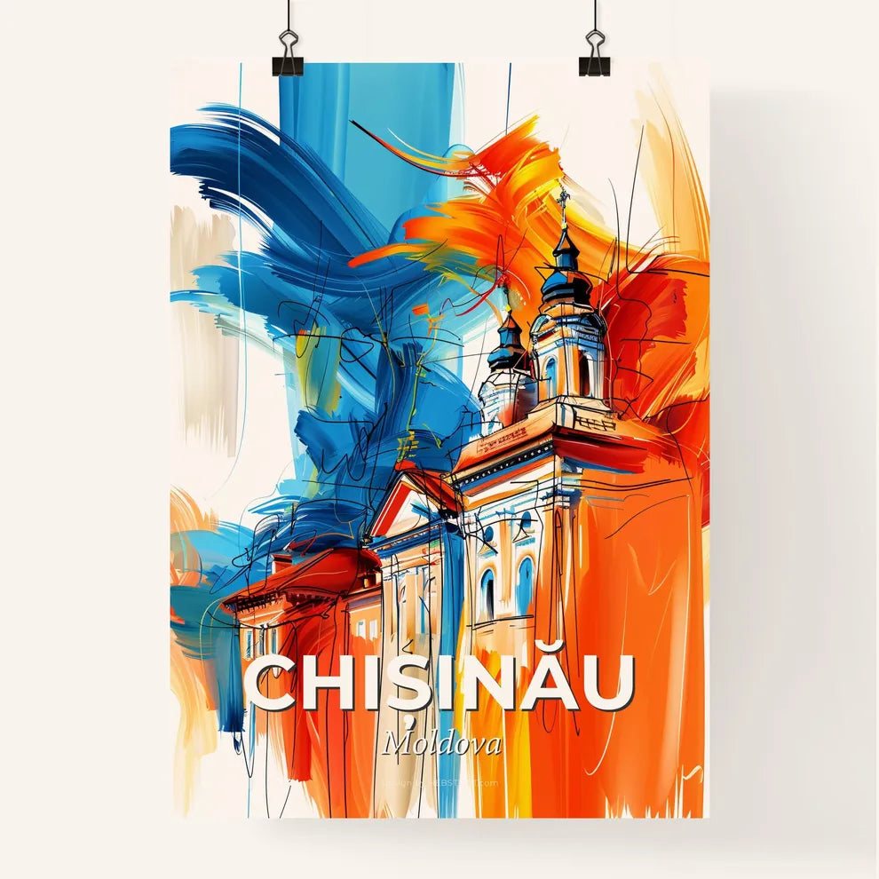 Vibrant Chișinău, Moldova Poster