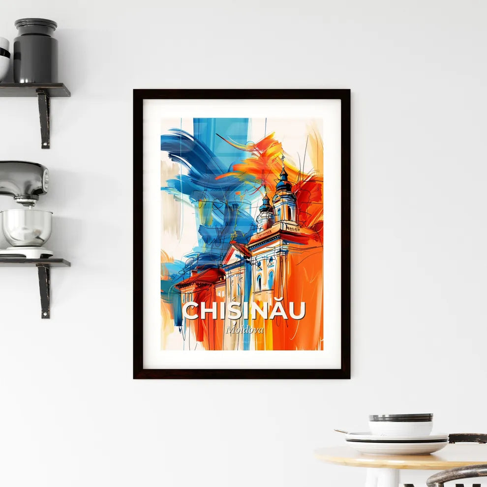 Vibrant Chișinău, Moldova Framed Print