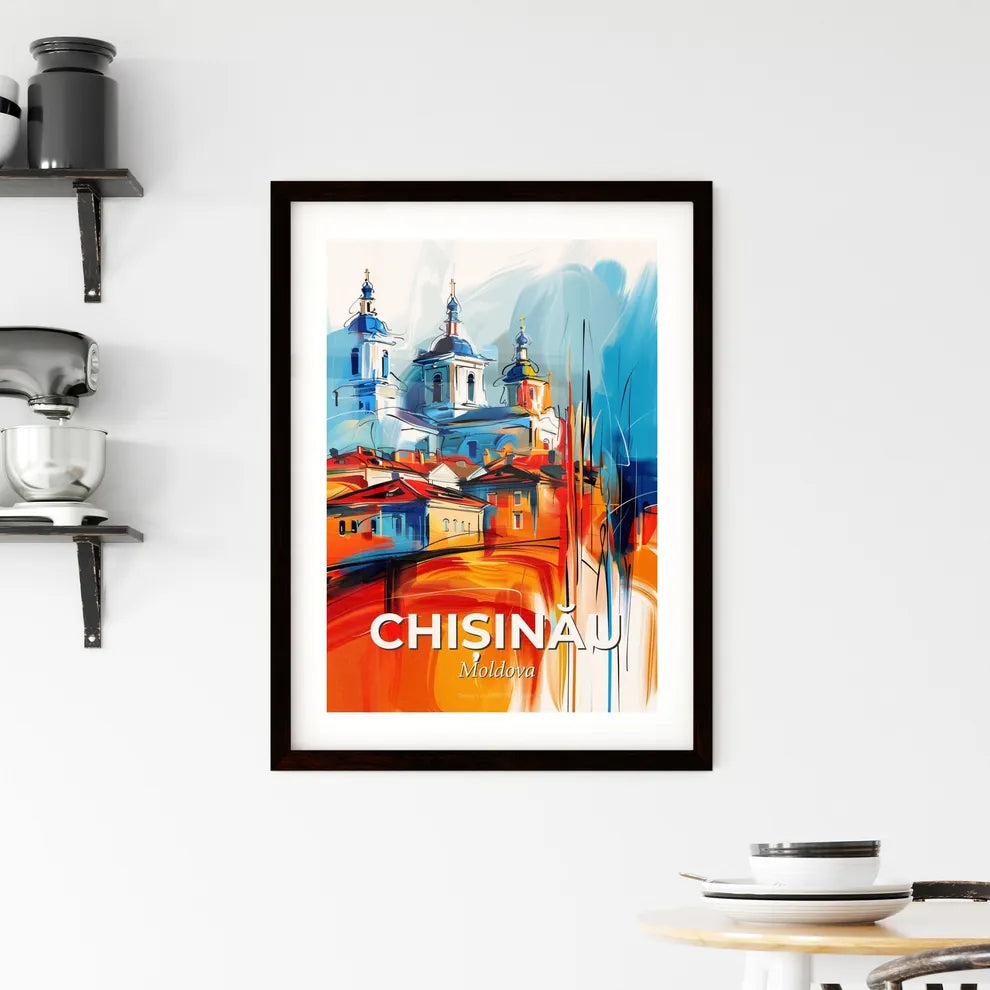 Vibrant Chișinău, Moldova Framed Print