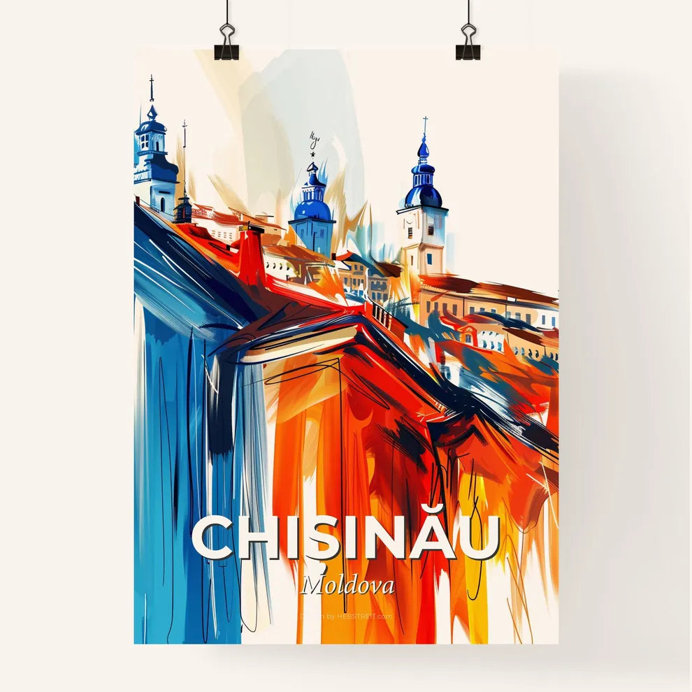 Vibrant Chișinău, Moldova Poster