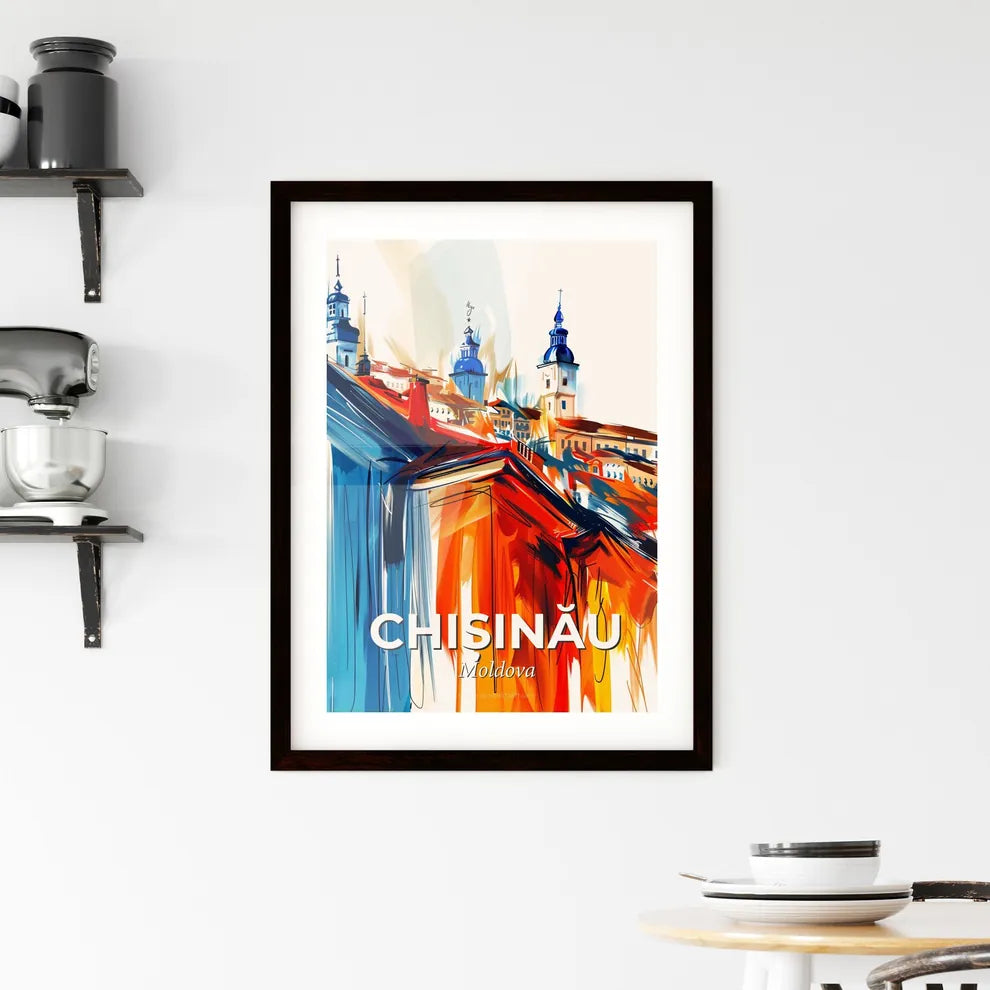 Vibrant Chișinău, Moldova Framed Print