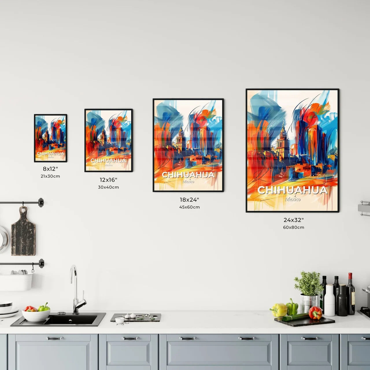 Vibrant Chihuahua, Mexico Kitchen Art