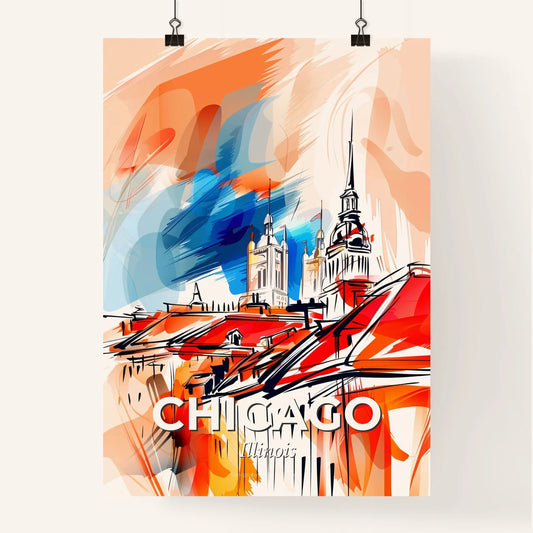 Vibrant Chicago, Illinois Poster