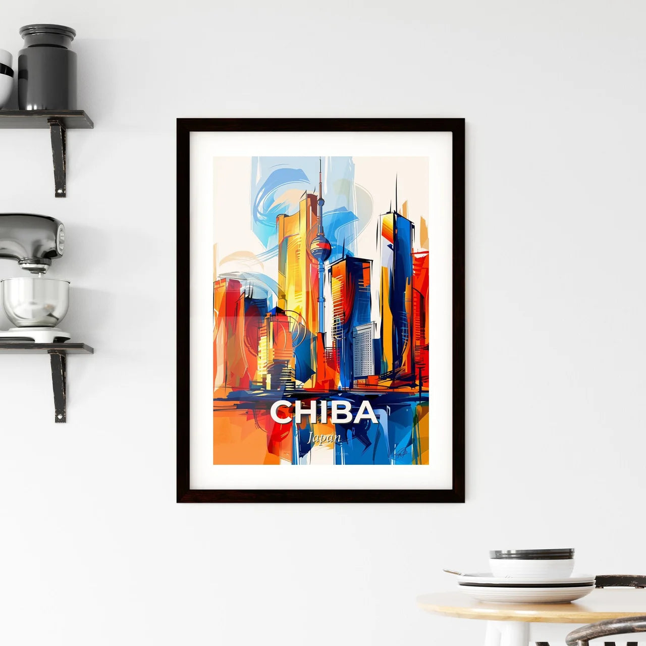 Vibrant Chiba, Japan Framed Print