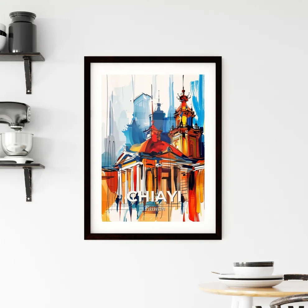 Vibrant Chiayi, Taiwan Framed Print