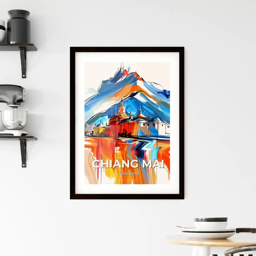 Vibrant Chiang Mai, Thailand Framed Print