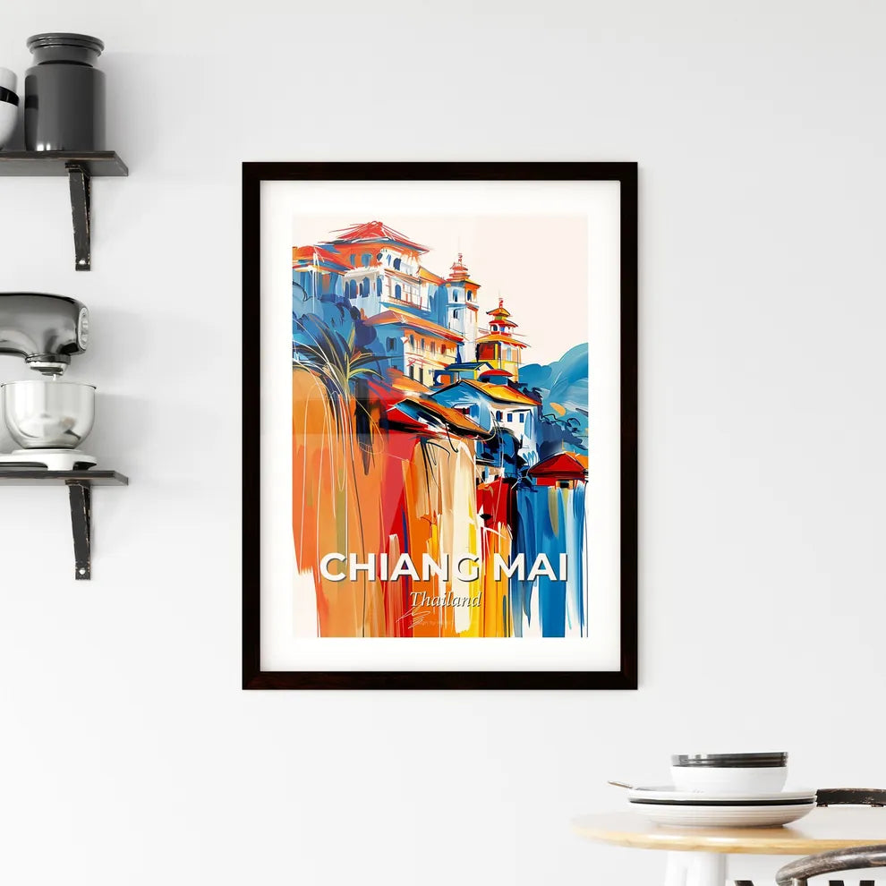 Vibrant Chiang Mai, Thailand Framed Print