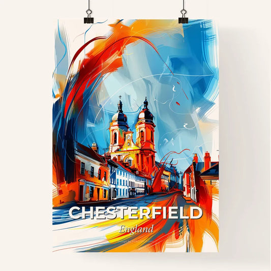 Vibrant Chesterfield, England Poster