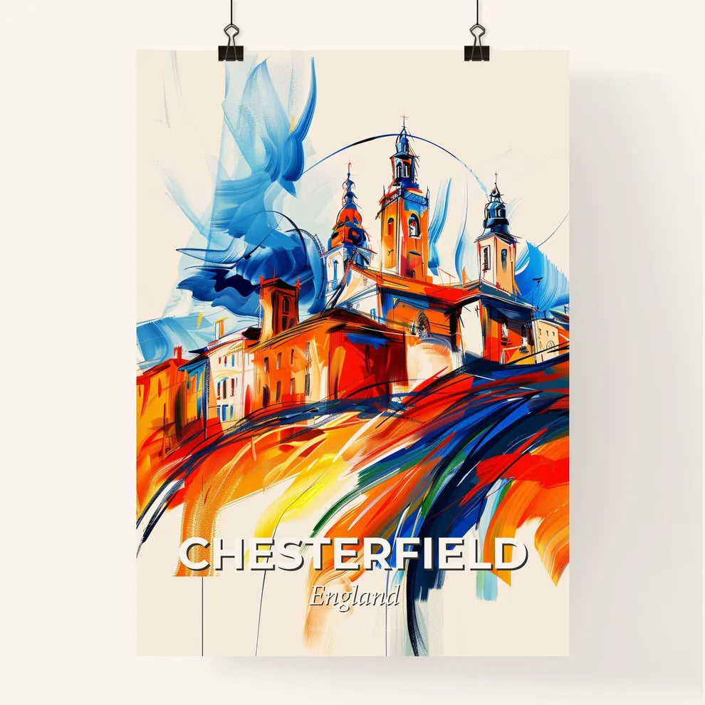 Vibrant Chesterfield, England Poster