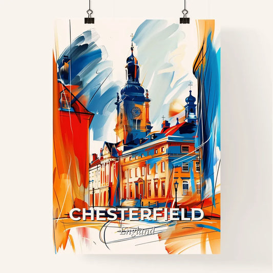 Vibrant Chesterfield, England Poster