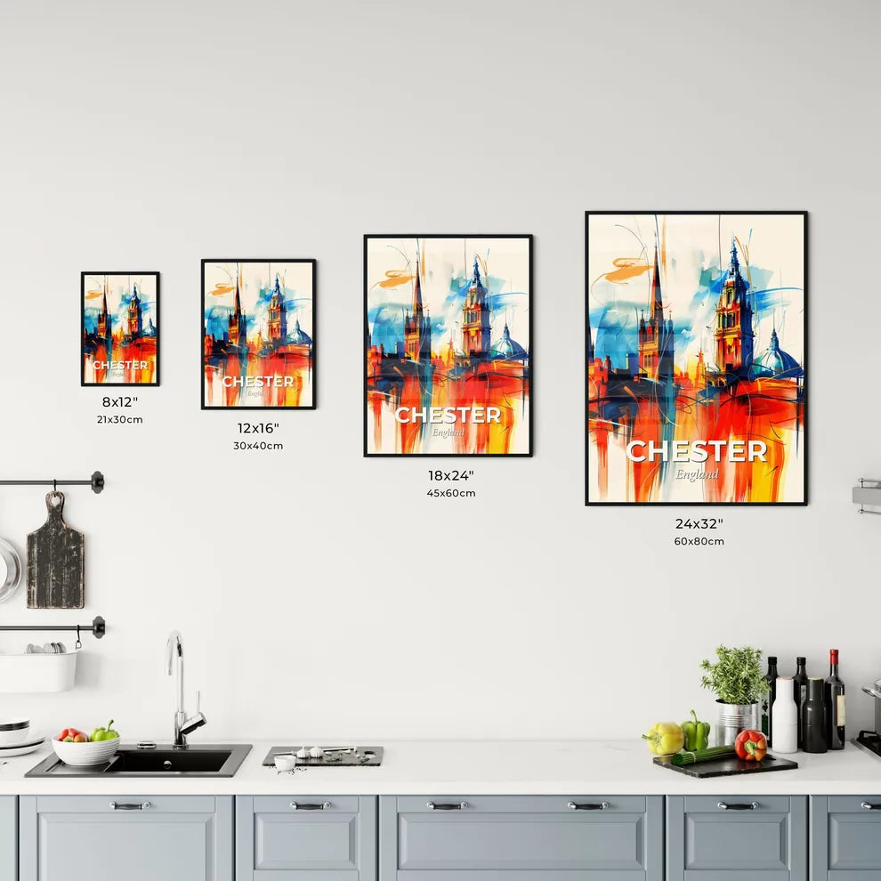 Vibrant Chester, England Kitchen Art