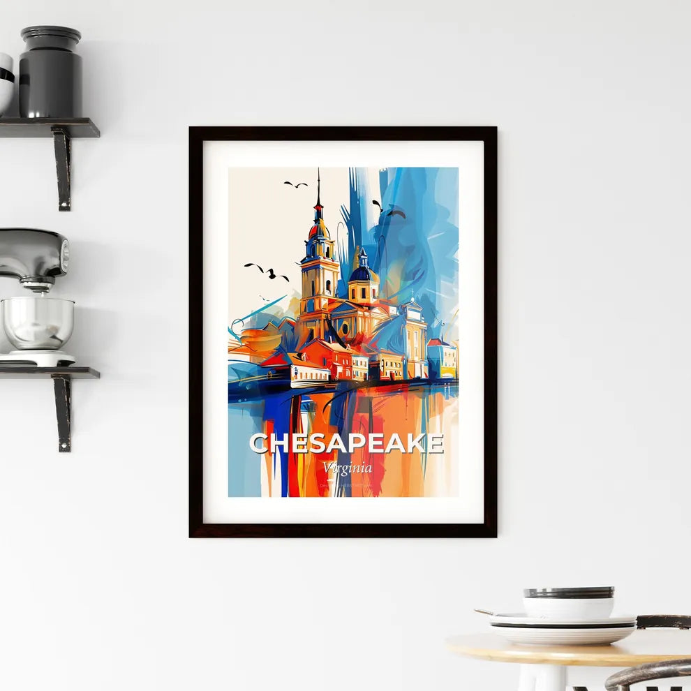 Vibrant Chesapeake, Virginia Framed Print