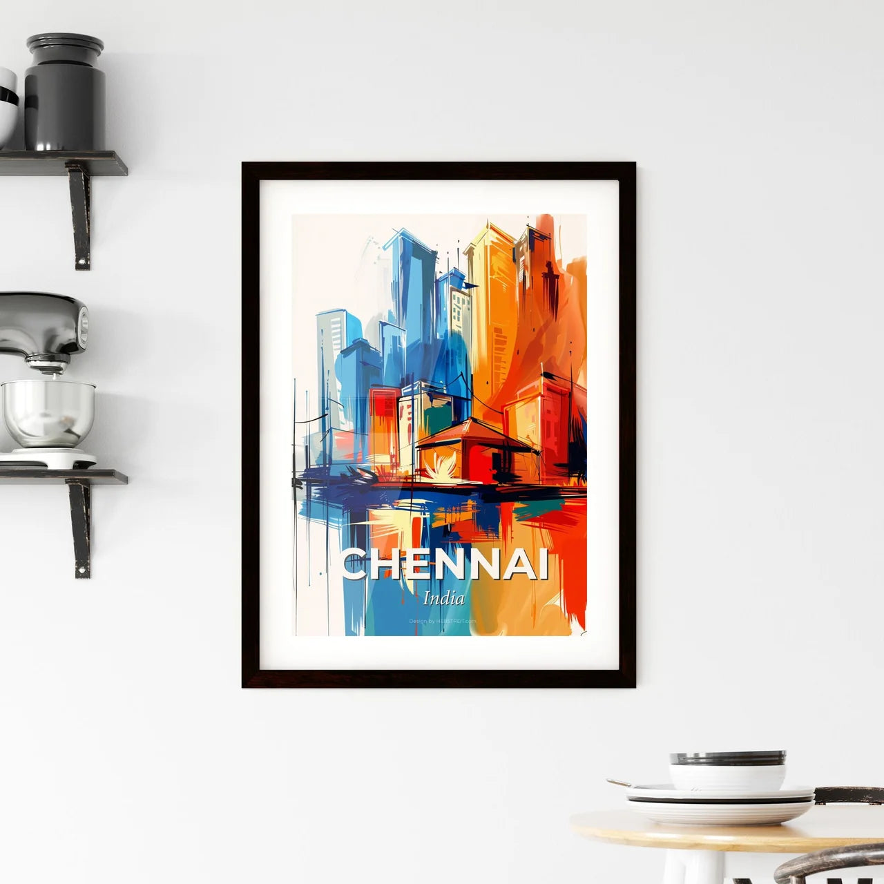 Vibrant Chennai, India Framed Print