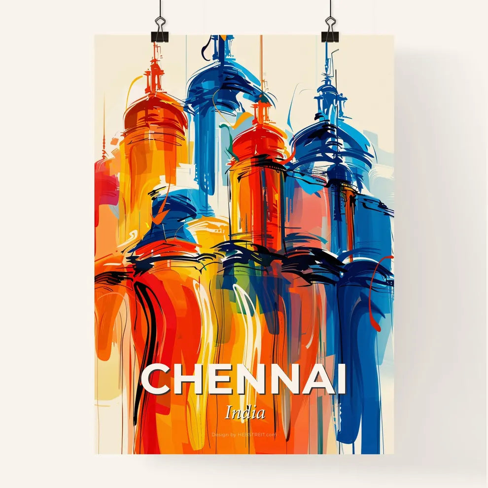 Vibrant Chennai, India Poster
