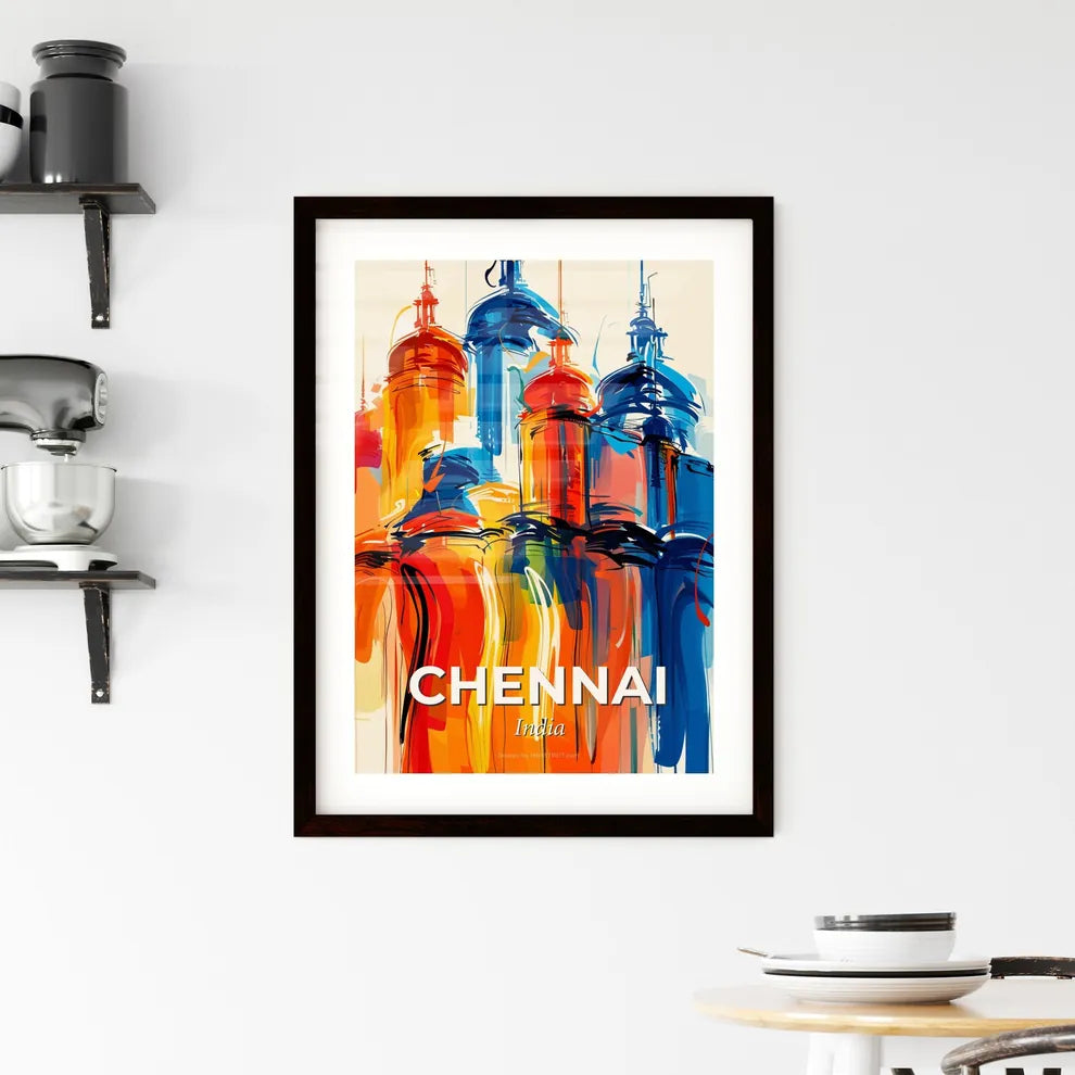 Vibrant Chennai, India Framed Print