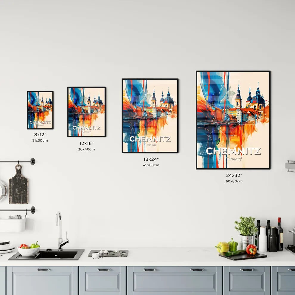 Vibrant Chemnitz, Germany Kitchen Art