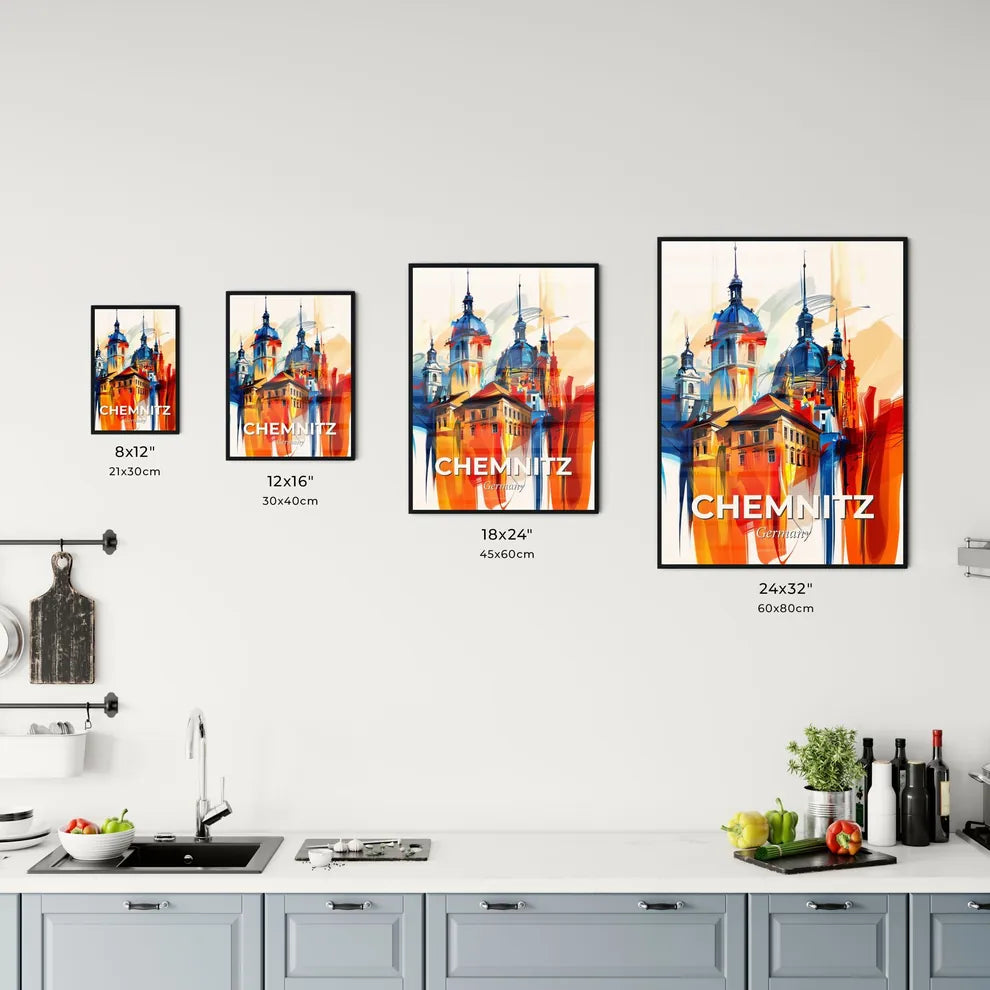 Vibrant Chemnitz, Germany Kitchen Art